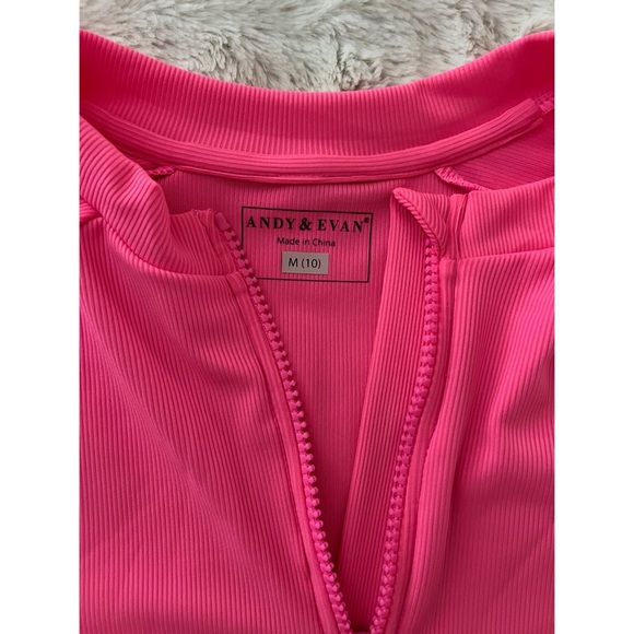 Andy & Evan Hot Pink Rashguard - Picture 2 of 2